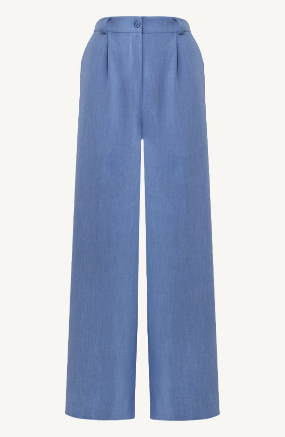 Casual Pantalon Wide Leg Jeans Blue – shoparchief