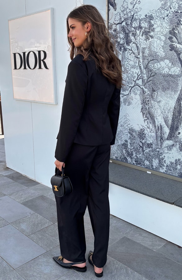 Classy Muse Taillierter Blazer Black, Shoparchiv, Foto 4