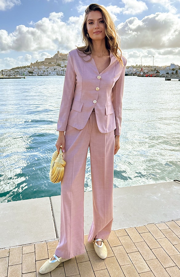 Classy Muse Getailleerde Blazer Dust Roze – shoparchief, foto 7