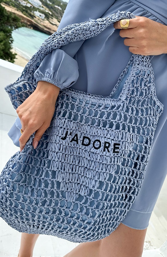 Gehaakte J Adore Tas Jeans Blauw – shoparchief, foto 4