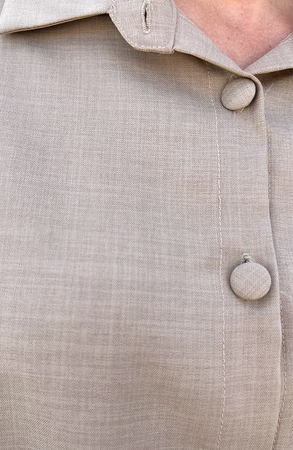 Muse Detailed Oversized Bluse Dark Beige, Shoparchiv, Foto 2