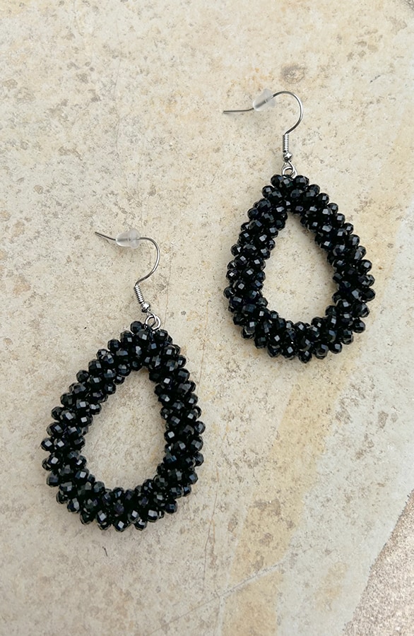 Oval Black Oorbellen – alle accessoires