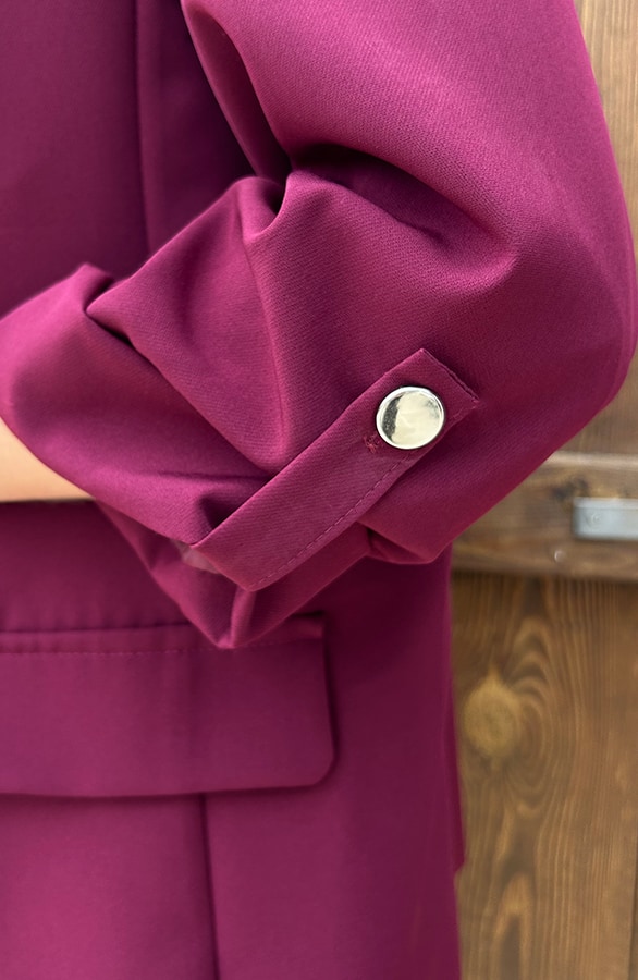 Oversized Blazer Limited Burgundy – shoparchief, foto 6