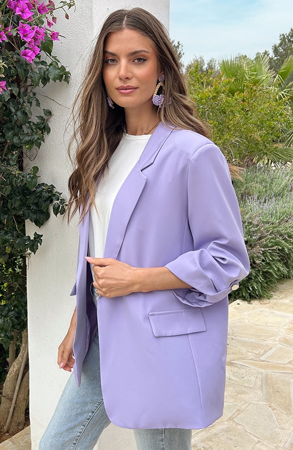 Oversized Blazer Limited Lila – shoparchief, foto 9