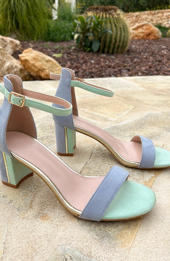 Luxury High Heels Blue Mint – shoparchief, foto 2