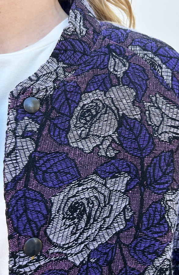 Deluxe Flower Bomber Lila – shoparchief, foto 6