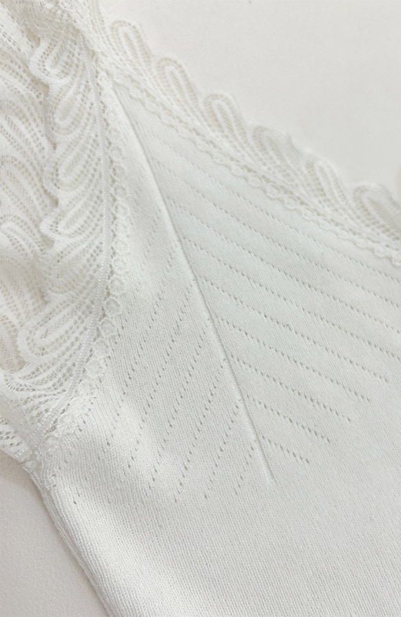 Kanten Detailed Top Ecru – tops, foto 4