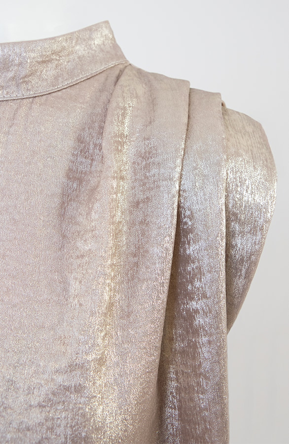 Metallic Most Needed Top Gold, Tops, Foto 5