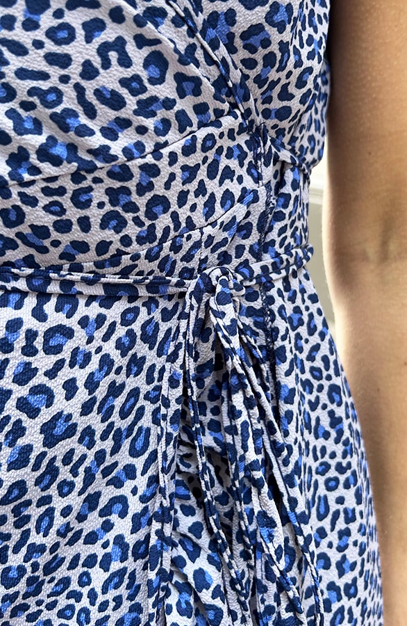 Wickelkleid Leopard Lila Blau, Shoparchiv, Foto 2