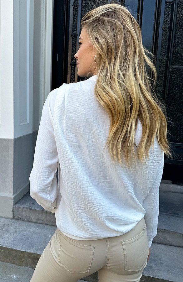 Mila Most Needed Blouse Ecru – tops, foto 4