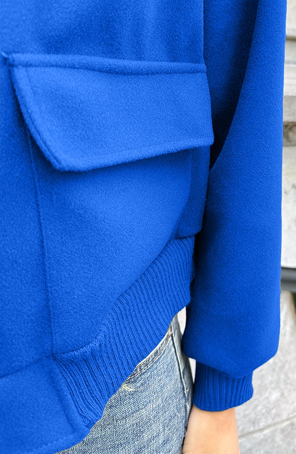 Soft Bomberjacket Kobalt – jassen, foto 5