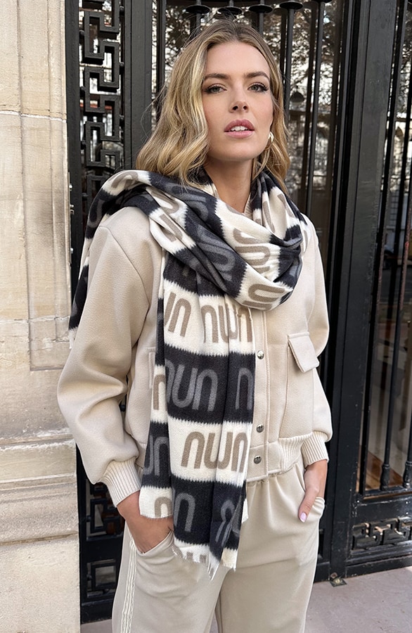 Fashion Statement Sjaal Zwart – shoparchief, foto 3