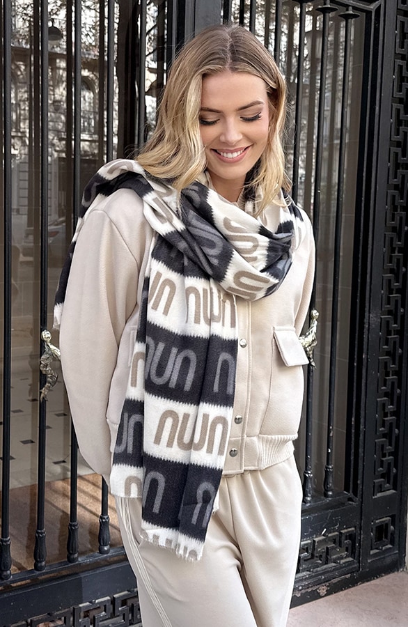 Fashion Statement Sjaal Zwart – shoparchief, foto 6
