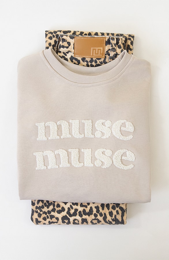 Muse Muse Sweater Beige – truien