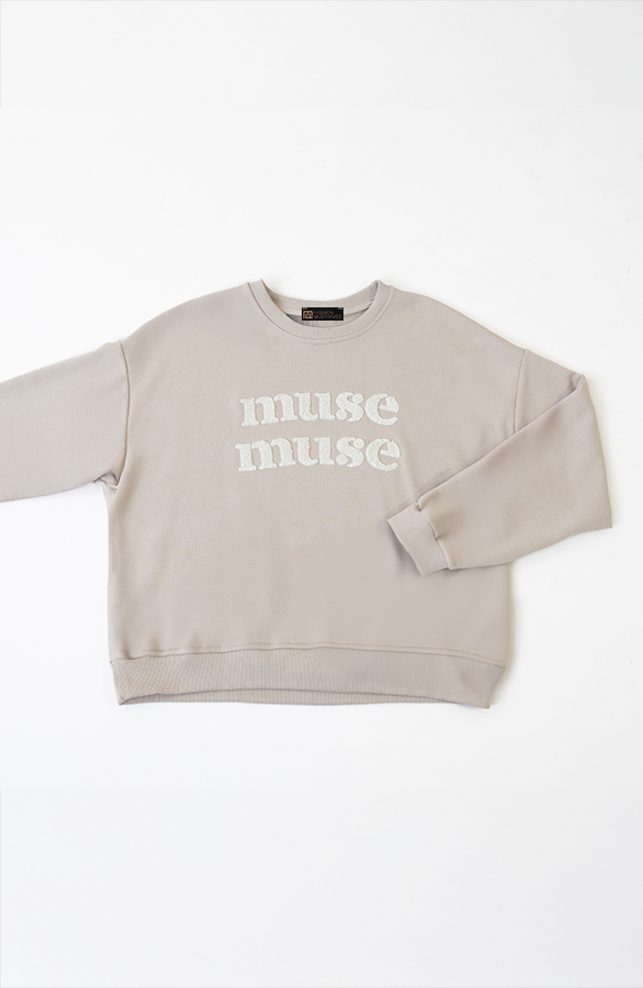 Muse Muse Sweater Beige – truien, foto 2