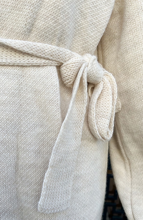 Wrap Knitted Cardigan Beige, Westen, Foto 9