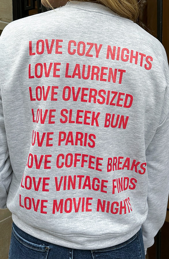 All The Things I Love Sweater Grey – truien, foto 8