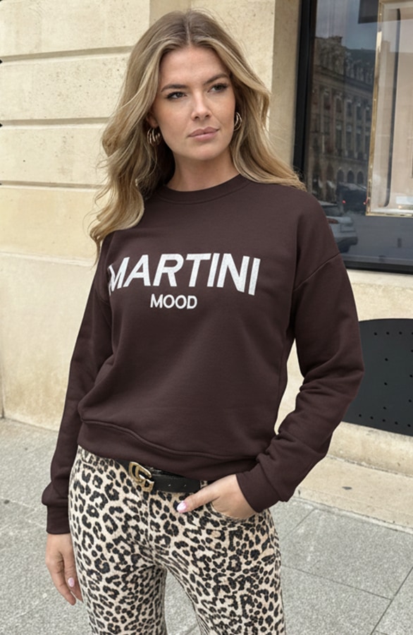Martini Mood Sweater Choco – truien, foto 5