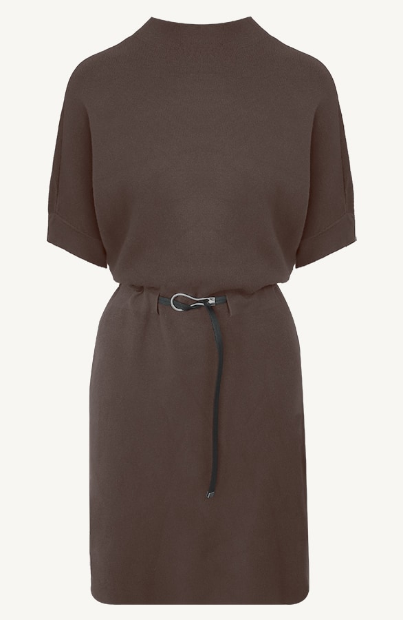 Short Sleeve Jurk Choco – jurken, foto 3