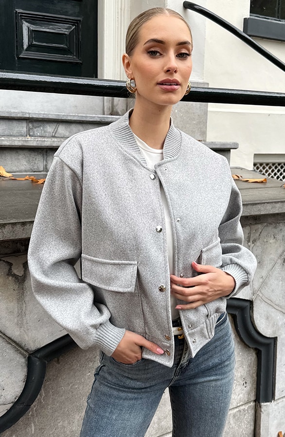 Soft Bomberjacket Grey – shoparchief, foto 7