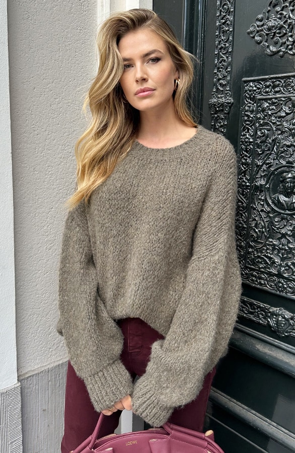 Soft Oversized Pullover Latte, Foto 6