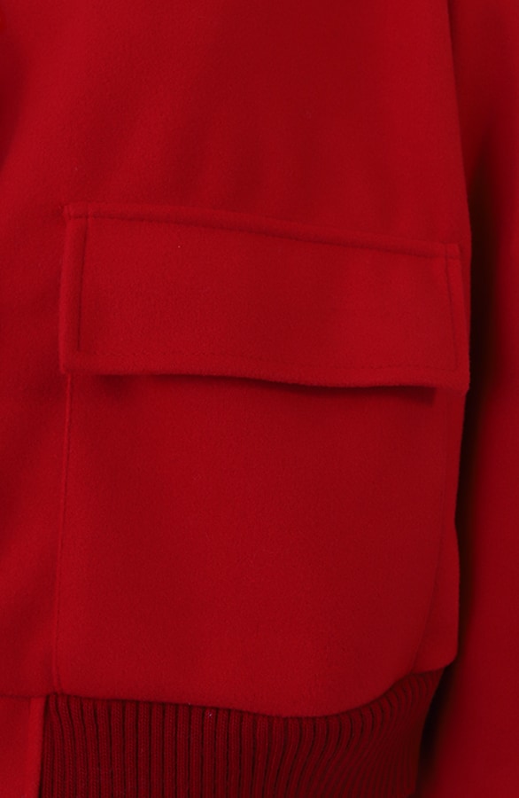 Soft Bomberjacket Rood – jassen, foto 5