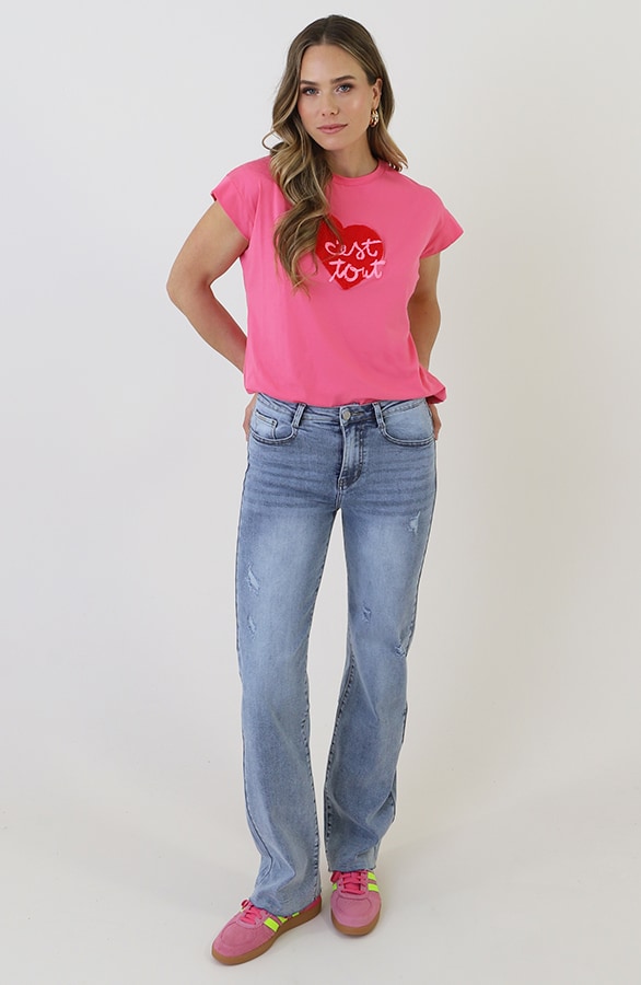 Cest Tout T-shirt Roze – tops, foto 5