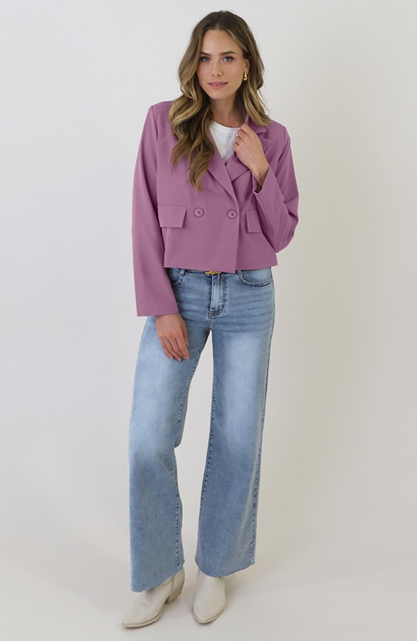Cropped Pocket Blazer Mauve 2.0 – blazers, foto 2