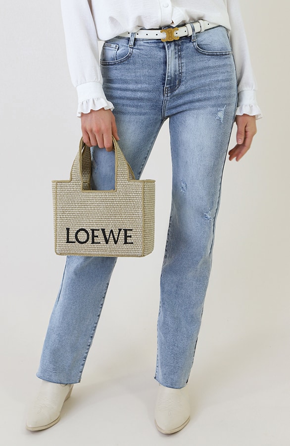 Damaged Wide Leg Jeans Mid Blue Stretch FMH, Schlaghosen, Foto 5