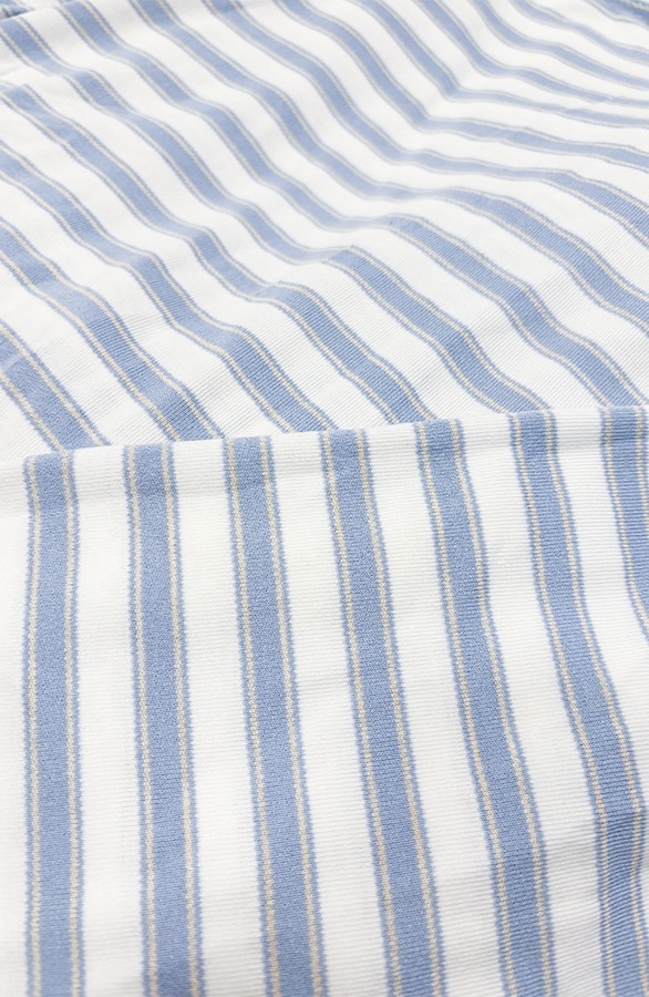 Oversized Streifen Top Viskose Baby Blue, Tops, Foto 4