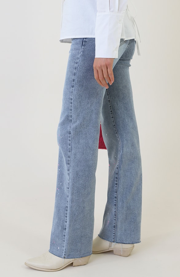 Wide Leg Jeans Paint Stretch FMH – flared broeken, foto 3