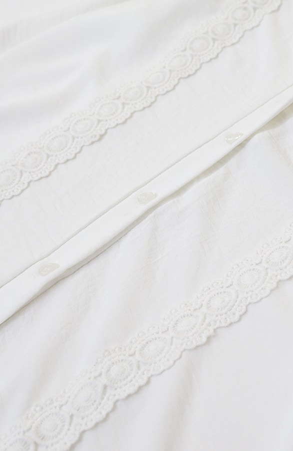Kanten Lace Blouse Ecru – blouses, foto 4