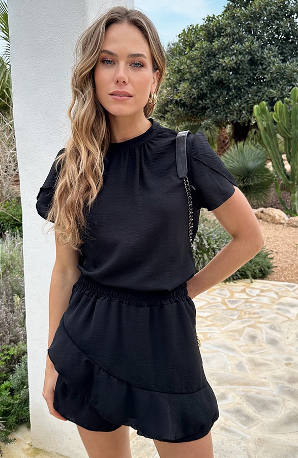 Liv Col Top Zwart – tops, foto 6
