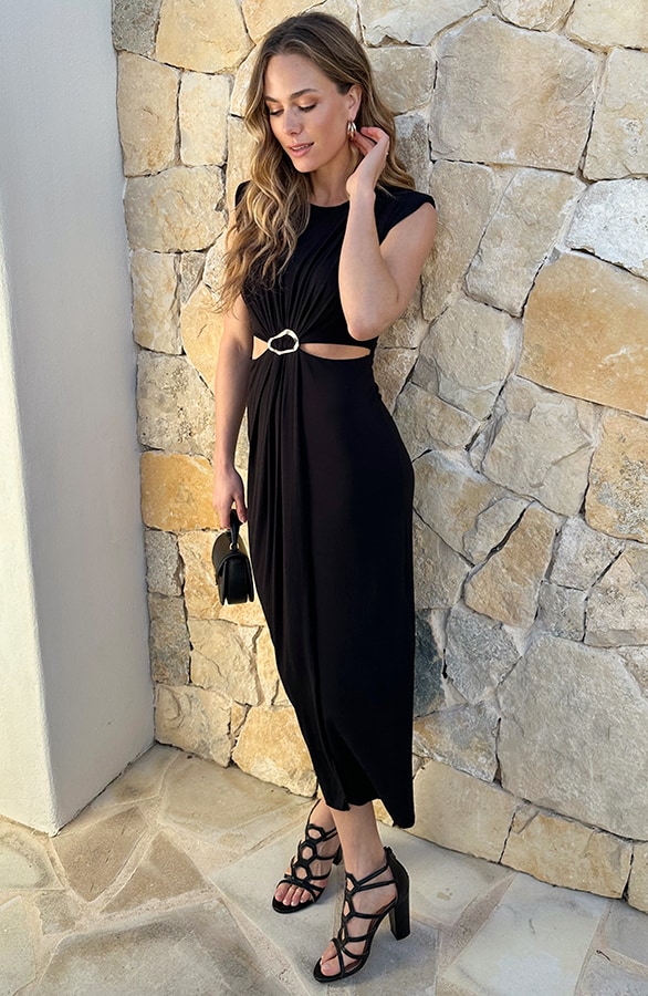 Luxury Cut Out Jurk Zwart – jurken
