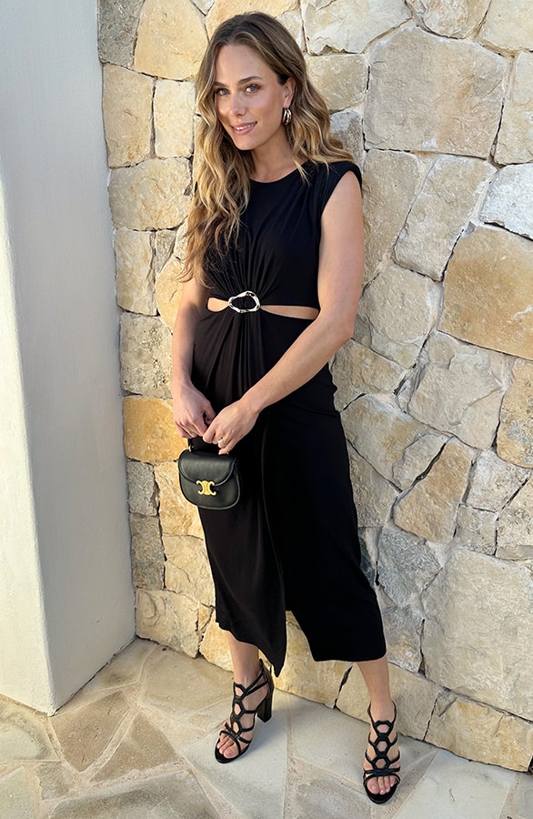 Luxury Cut Out Jurk Zwart – jurken, foto 2