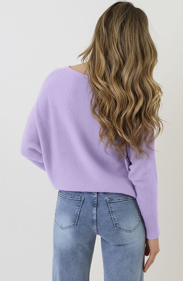 Oversized Soft Pullover Soft Lila, Foto 3