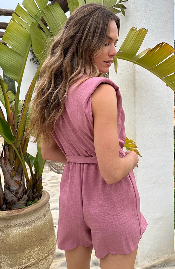 Playsuit Cala Vadella Dust Rosa, Jumpsuits und Playsuits, Foto 3