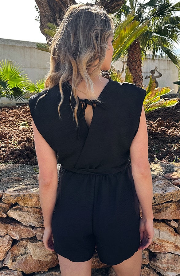 Playsuit Cala Vadella Zwart – jumpsuits en playsuits, foto 3
