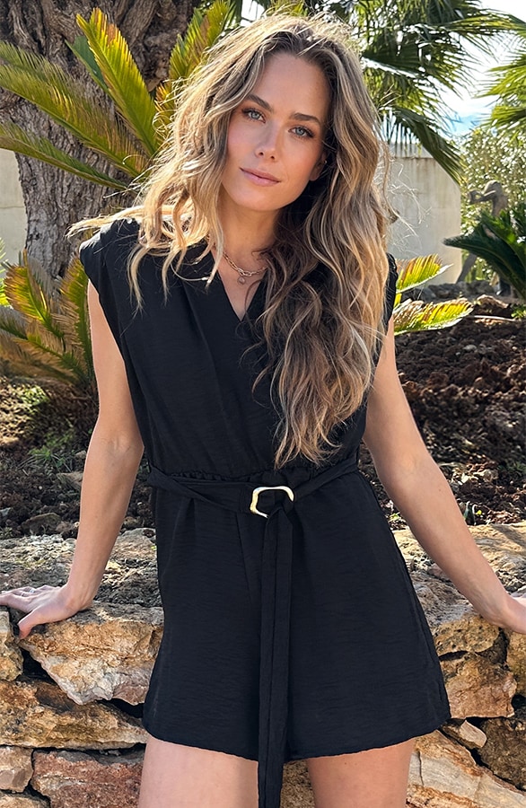 Playsuit Cala Vadella Zwart – jumpsuits en playsuits, foto 2
