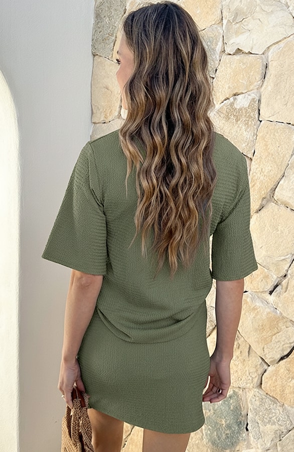 Smocked T-shirt Army – tops, foto 3