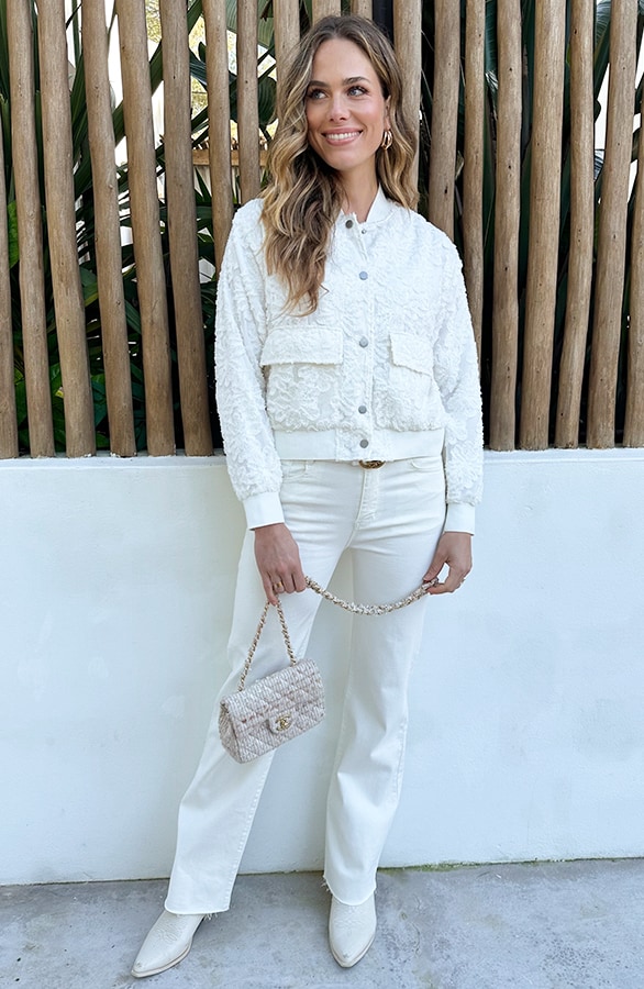 Wide Leg Jeans Offwhite Stretch FMH – spijkerbroeken, foto 5