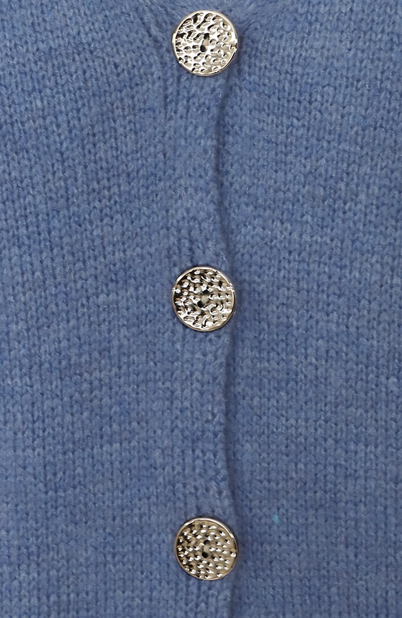 Cardigan Short Sleeve Jeans Blue – vesten, foto 4