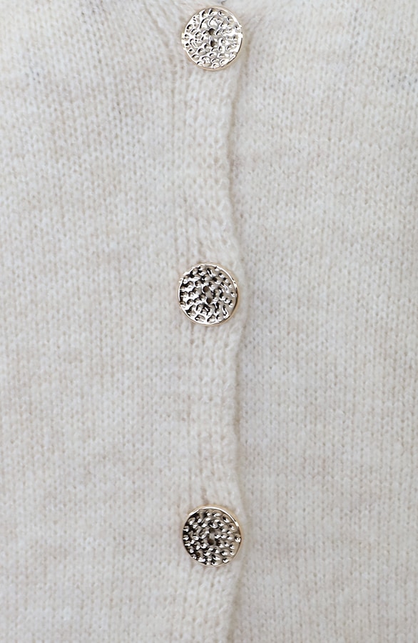 Cardigan Short Sleeve Light Beige, Westen, Foto 4