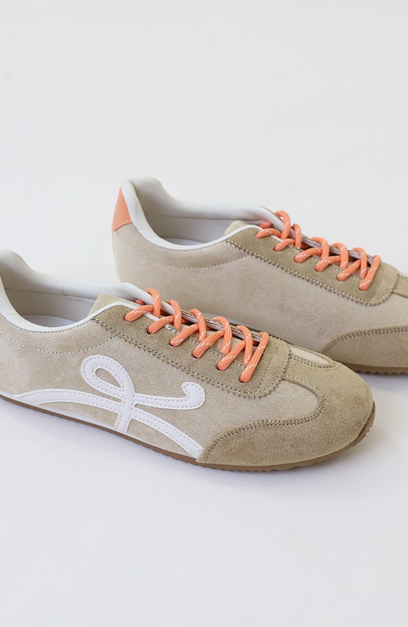Retro Suede Runner Sneaker Beige – alle schoenen, foto 2