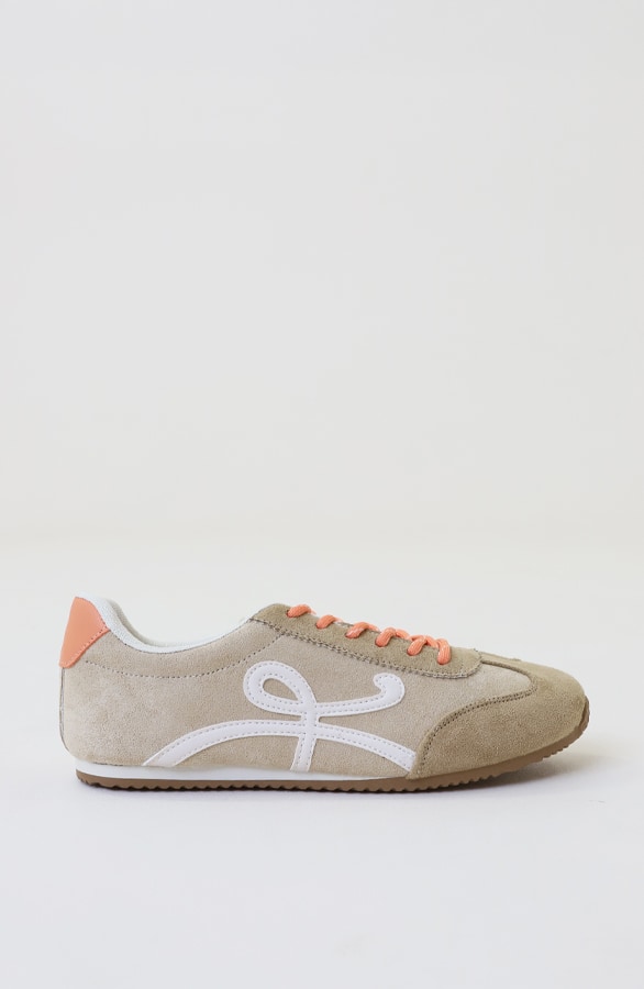 Retro Suede Runner Sneaker Beige – alle schoenen, foto 4