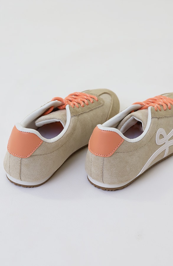 Retro Suede Runner Sneaker Beige – alle schoenen, foto 3