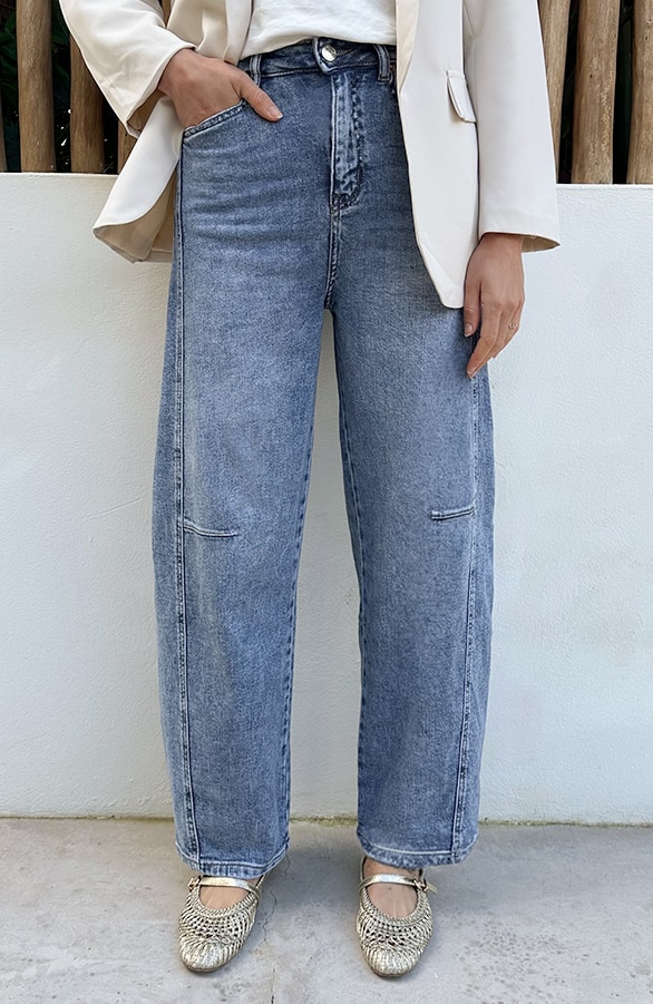 Barrel Jogger Jeans Stretch – spijkerbroeken