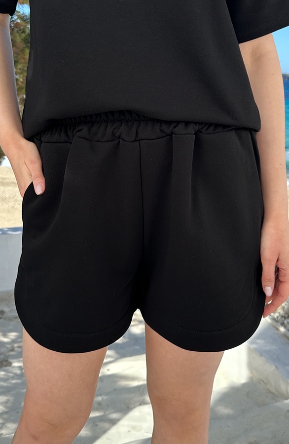 Comfort Sweat Short Zwart – shorts