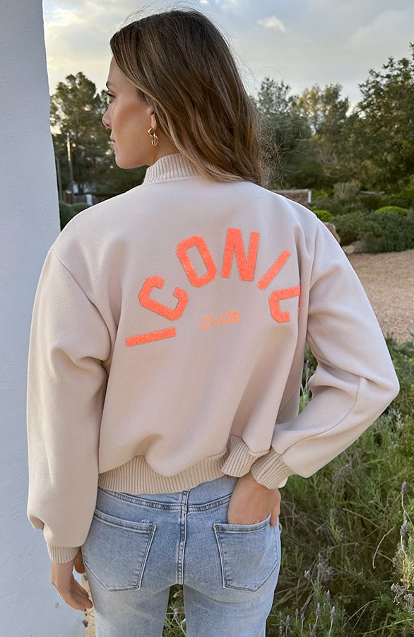 Iconic Soft Bomber Jacket Neon Orange – jassen