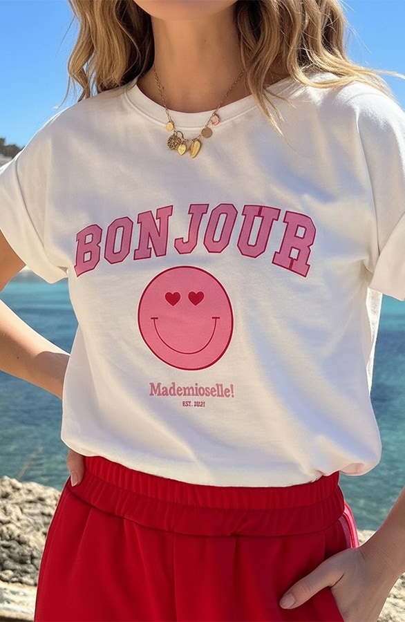 It Shirt Bonjour Mademoiselle – tops, foto 4